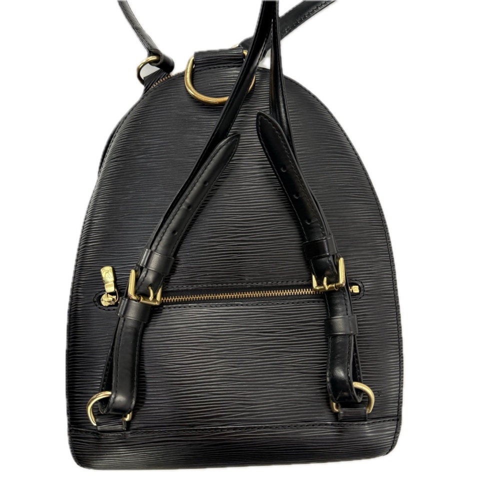 Louis Vuitton Mabillon Black Epi Leather Backpack Vintage 1998 Authentic - Picture 9 of 17